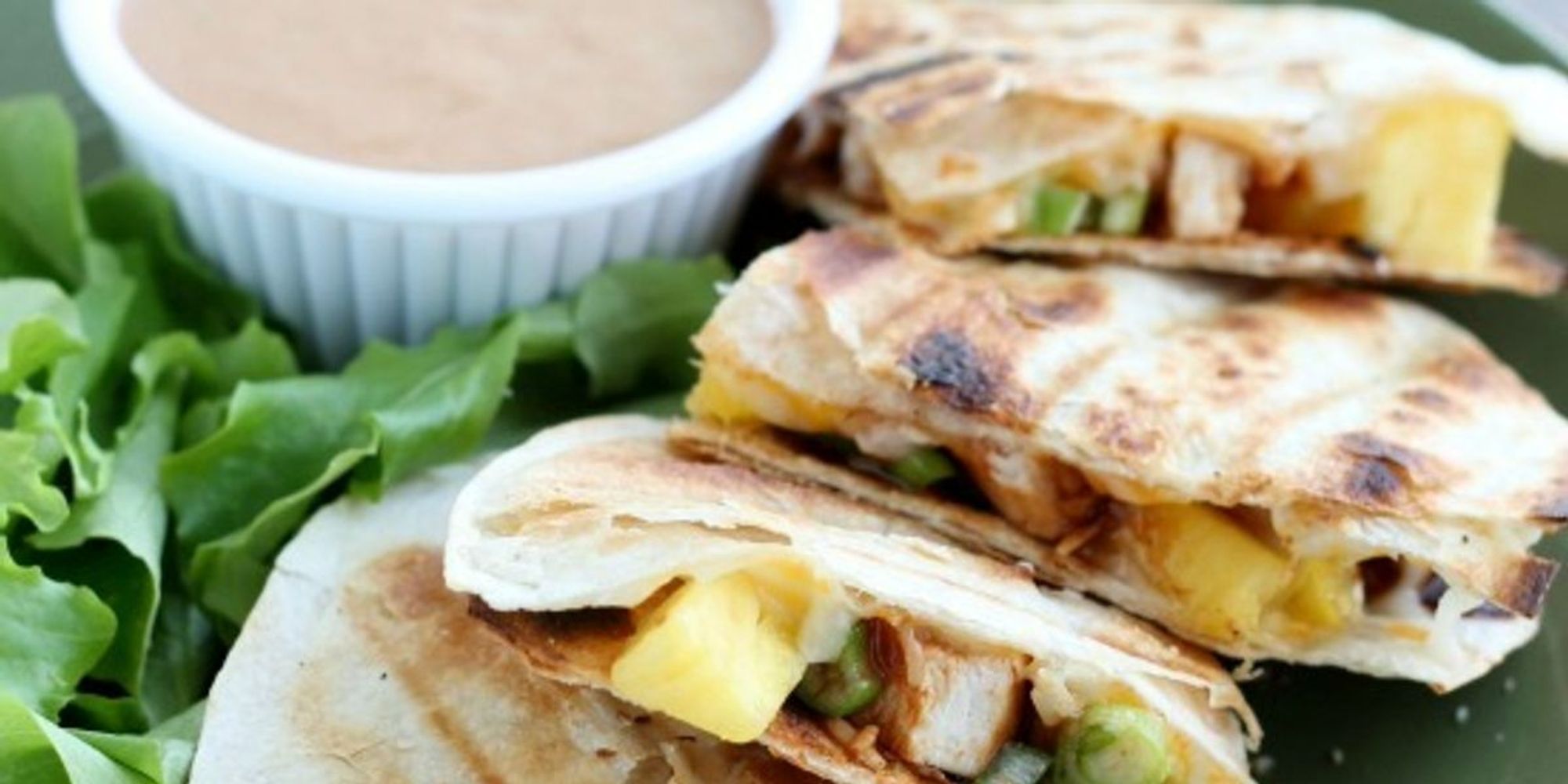 Grilled BBQ Chicken and Pineapple Quesadillas My Recipe Magic
