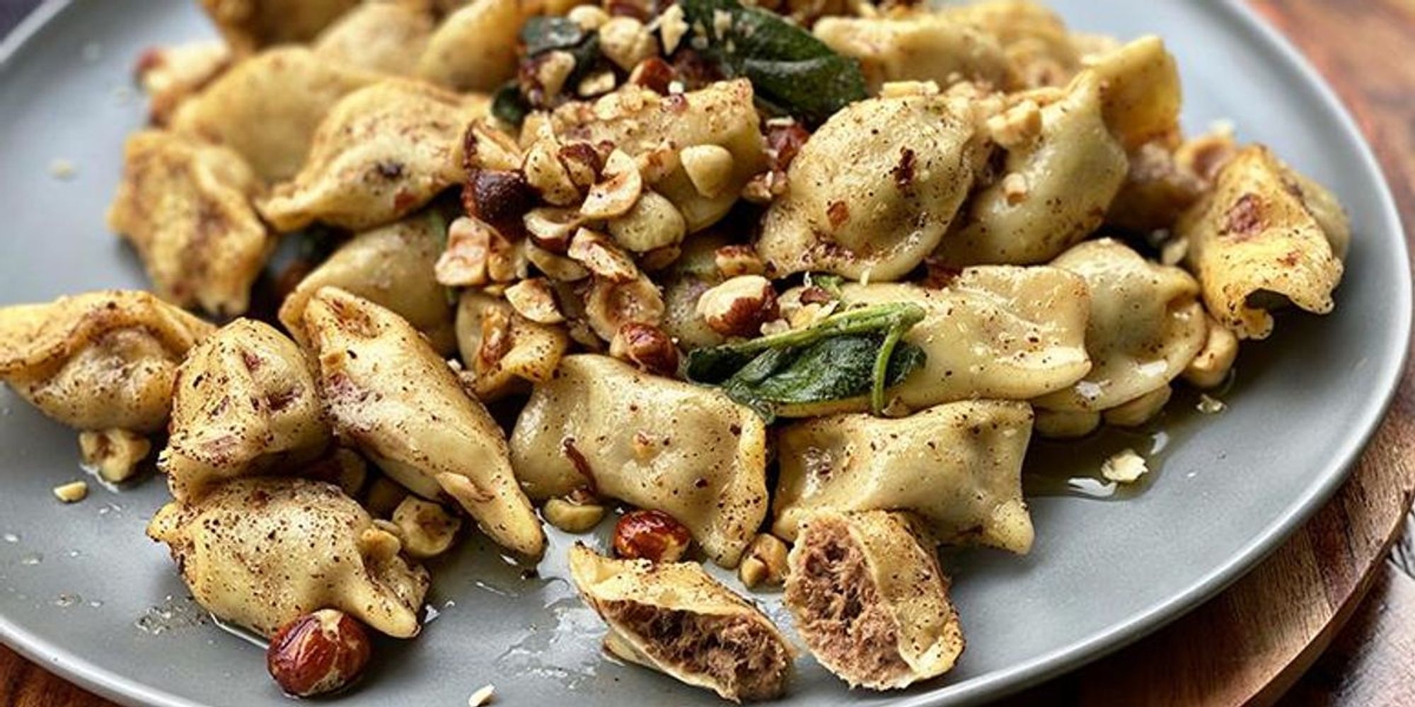 Wagyu Beef Agnolotti with Brown Butter & Sage Sauce My Recipe Magic