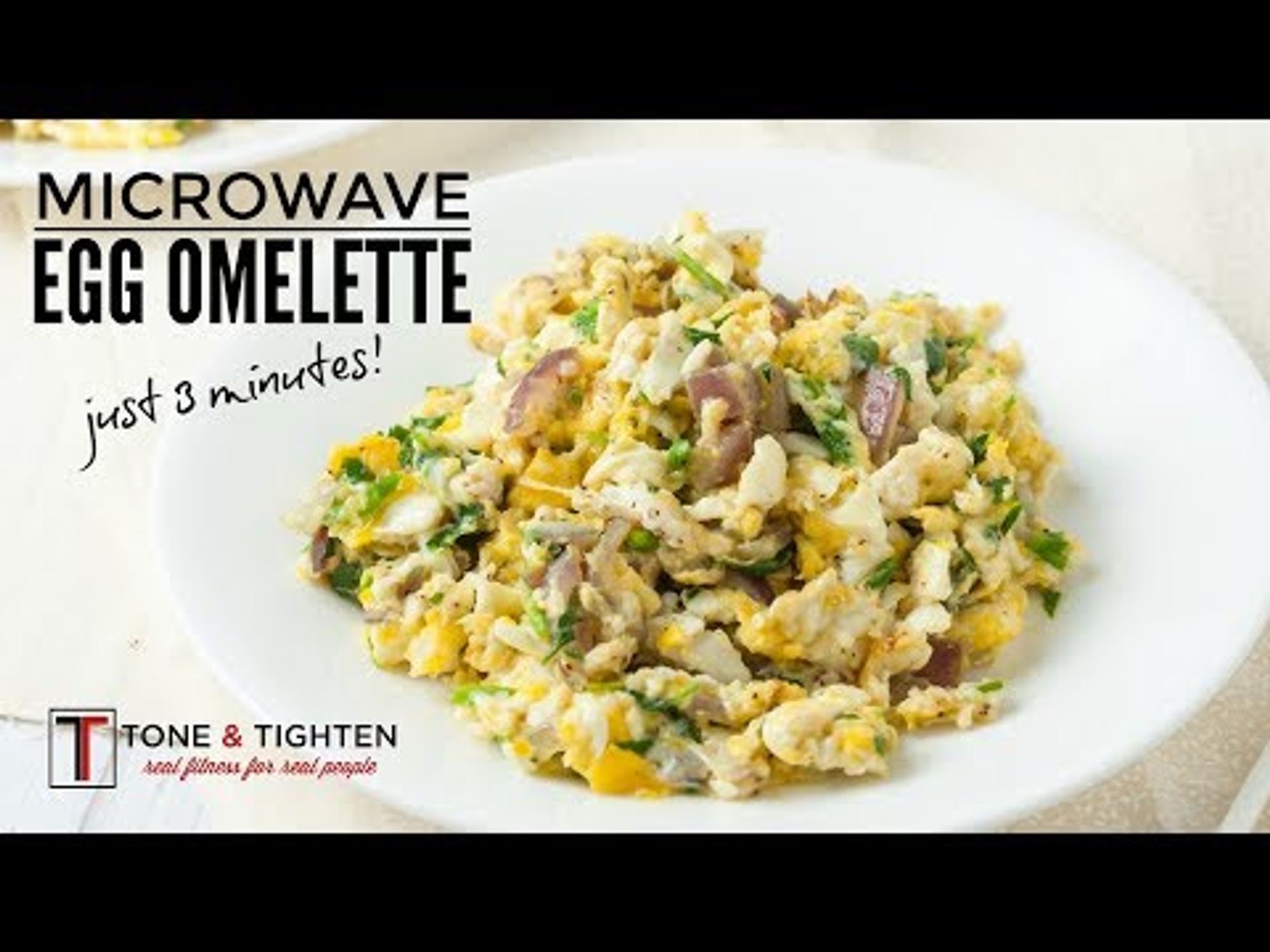 3 Minute Microwave Egg Omelette - My Recipe Magic