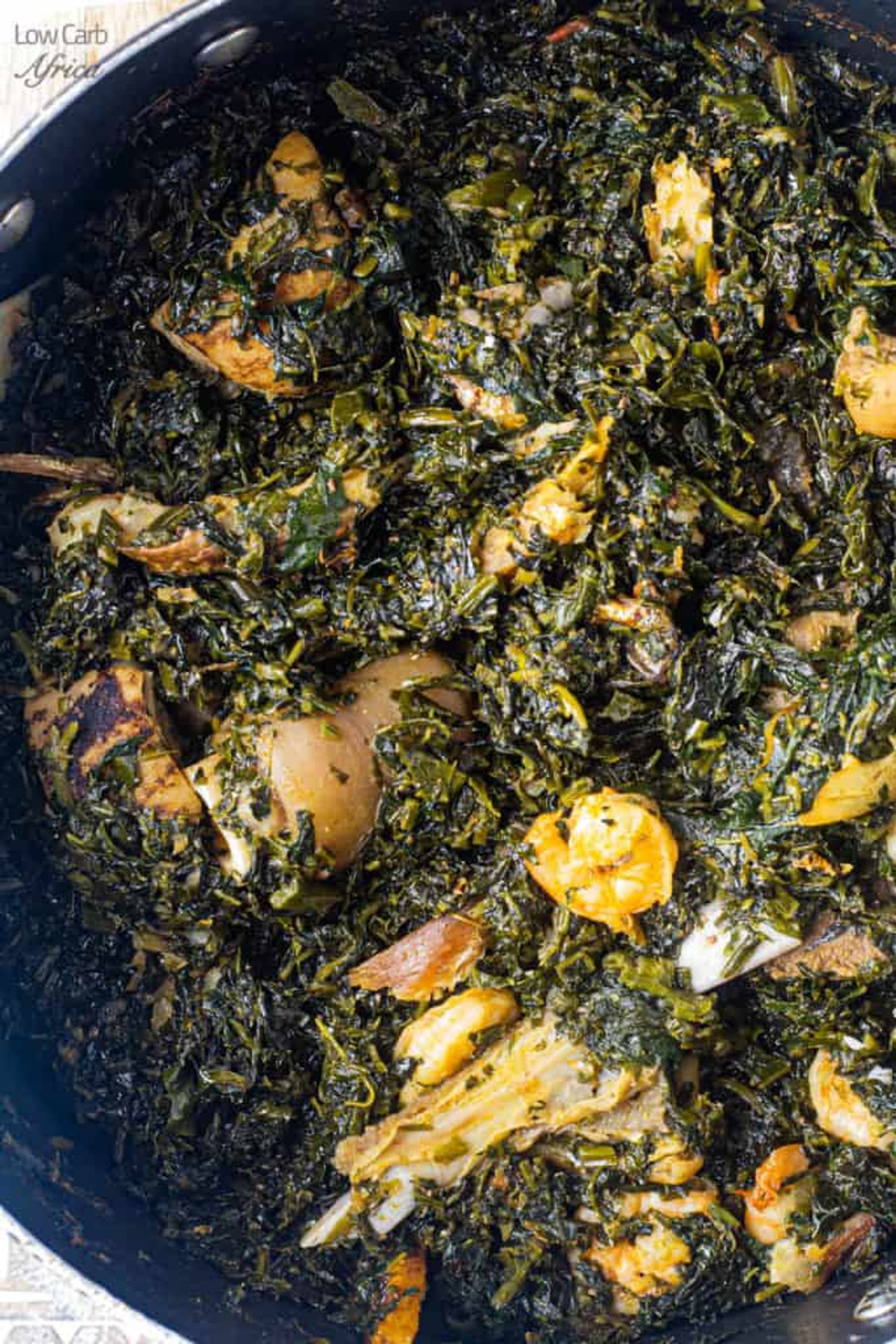 Edika Ikong Soup (Nigerian Vegetable Soup) Low Carb Africa My