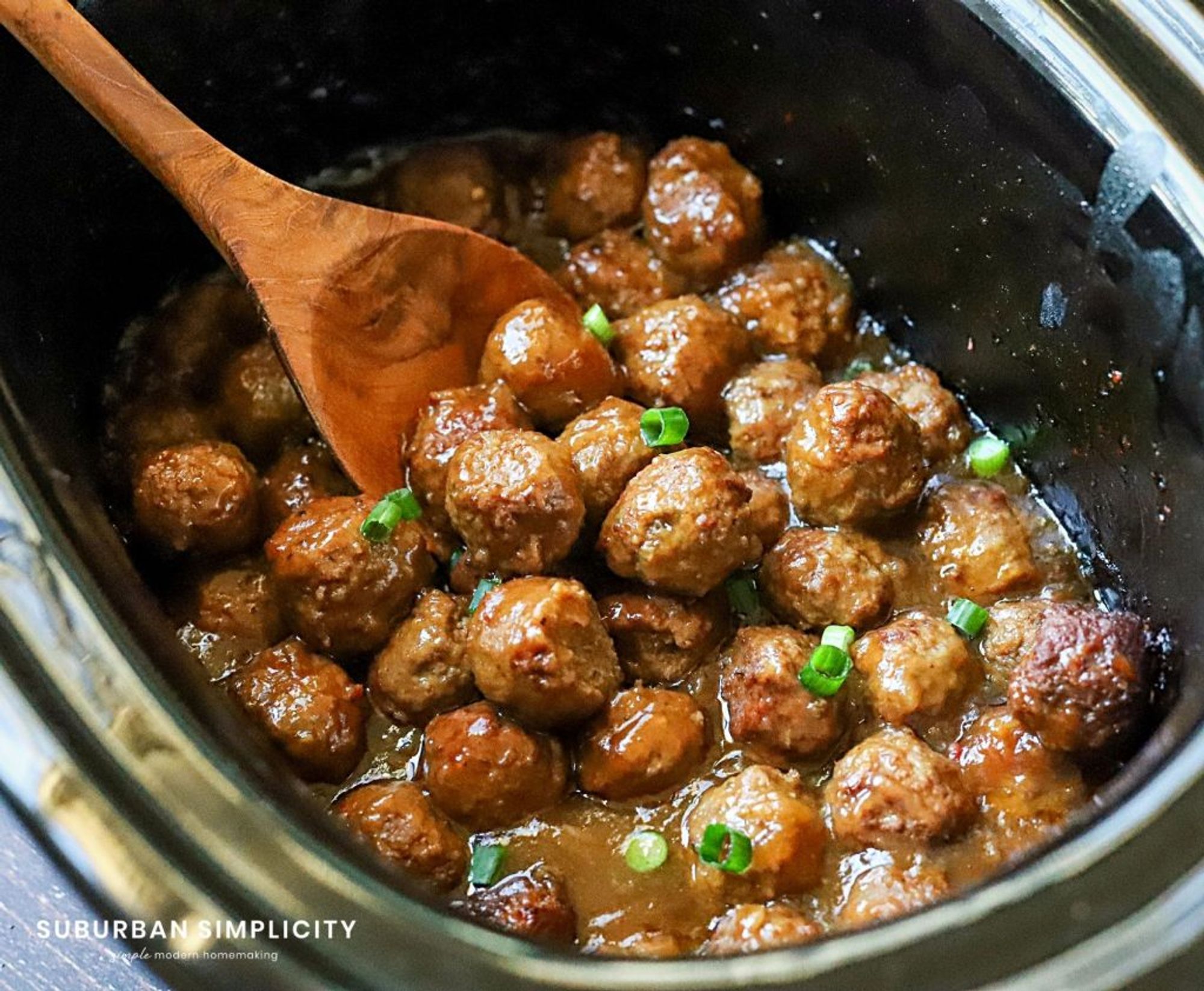 Easy Slow Cooker Teriyaki Meatballs Suburban Simplicity My Recipe Magic
