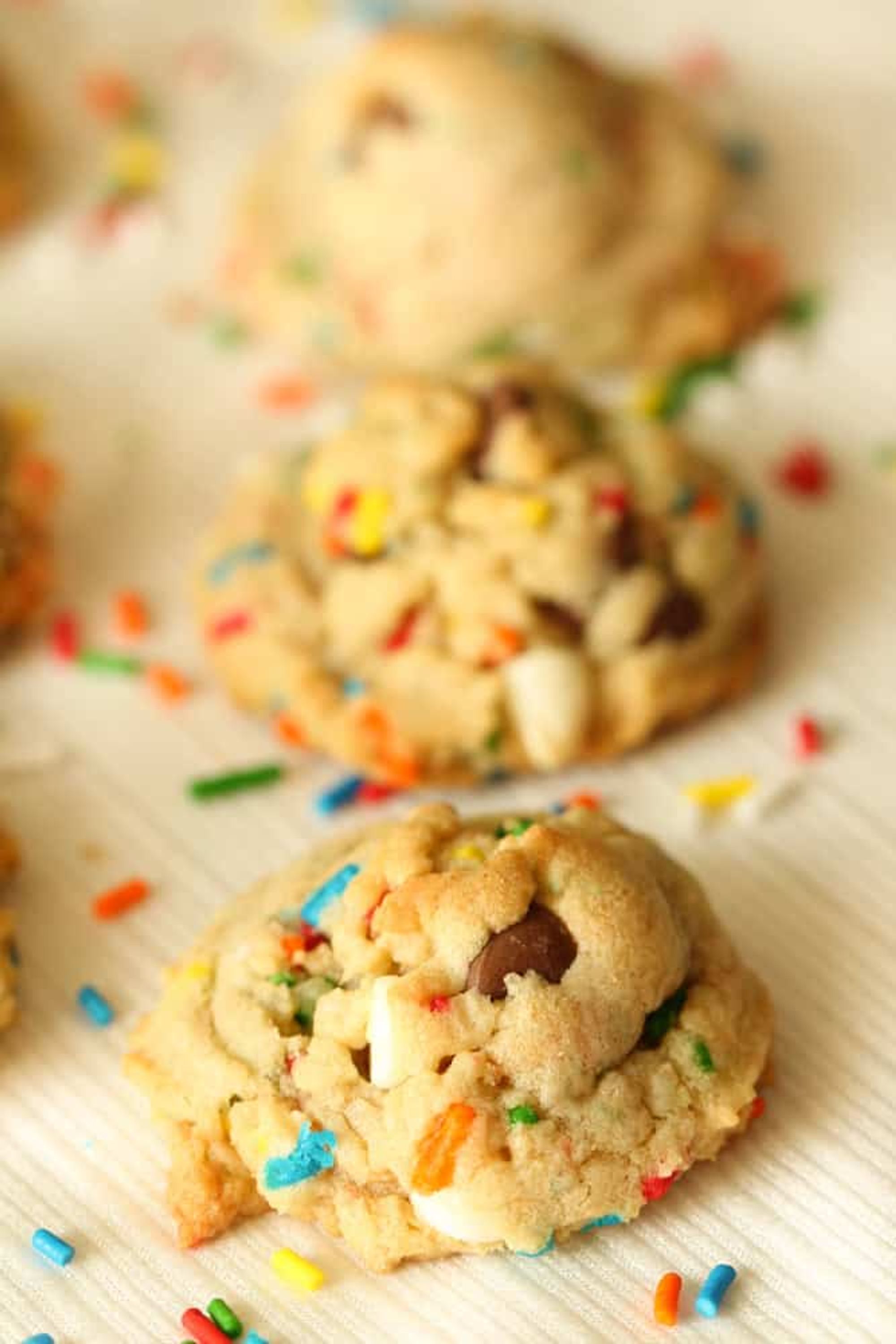 Loaded Funfetti Cookies Six Sisters' Stuff My Recipe Magic
