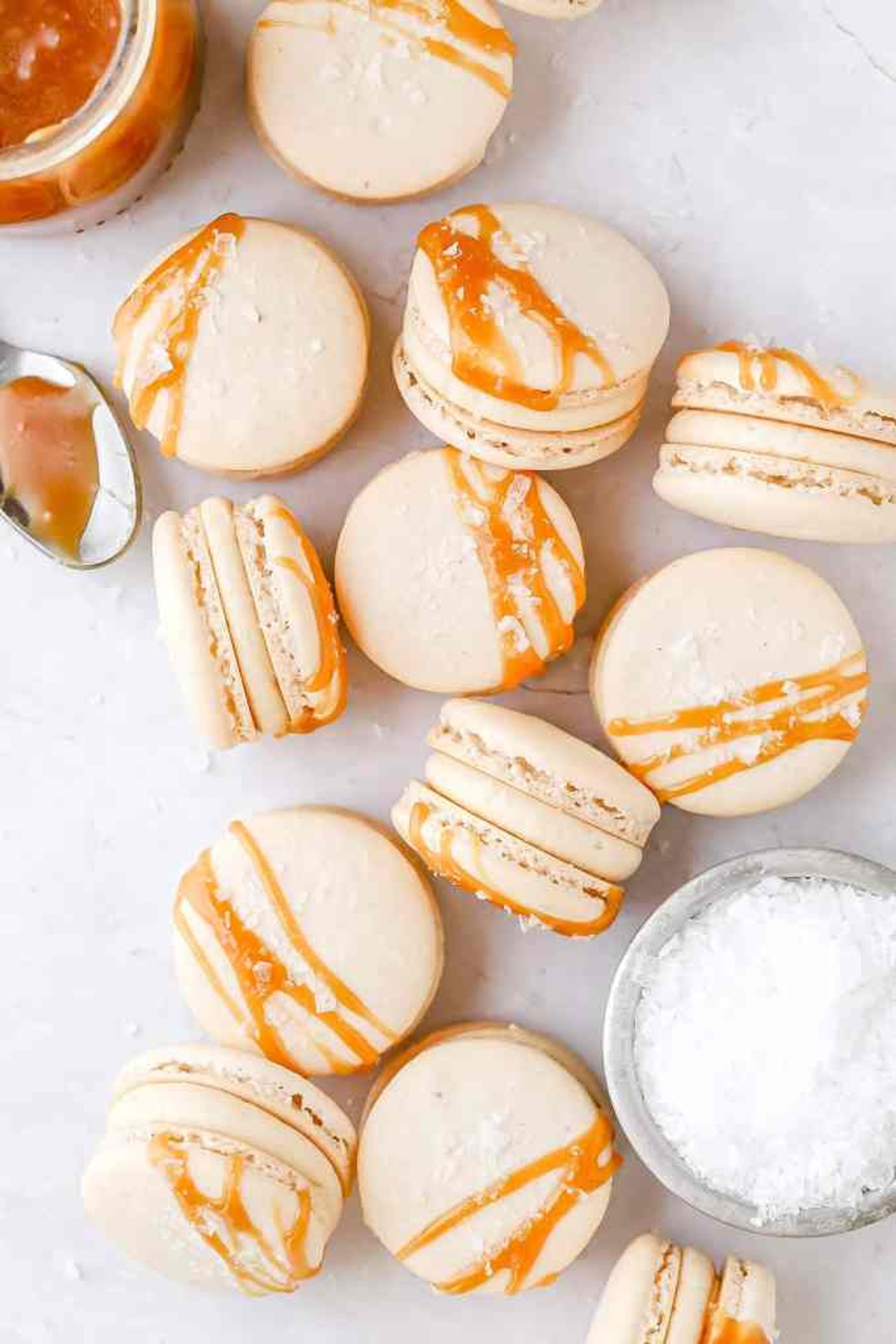 Salted Caramel Macarons Recipe Barley & Sage My Recipe Magic