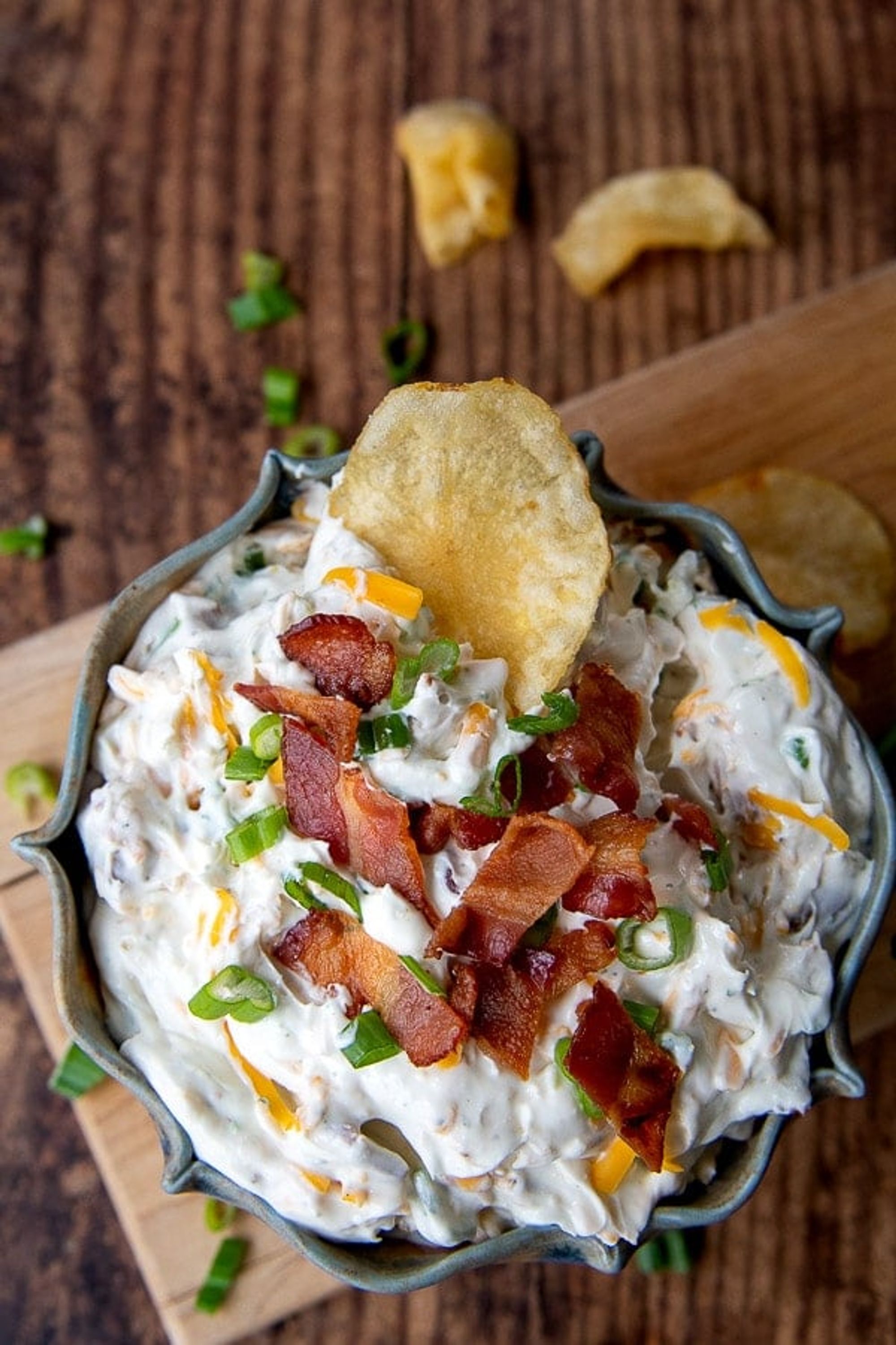 Creamy Bacon Dip Recipe Best Bacon Cheddar Ranch Dip My Recipe Magic