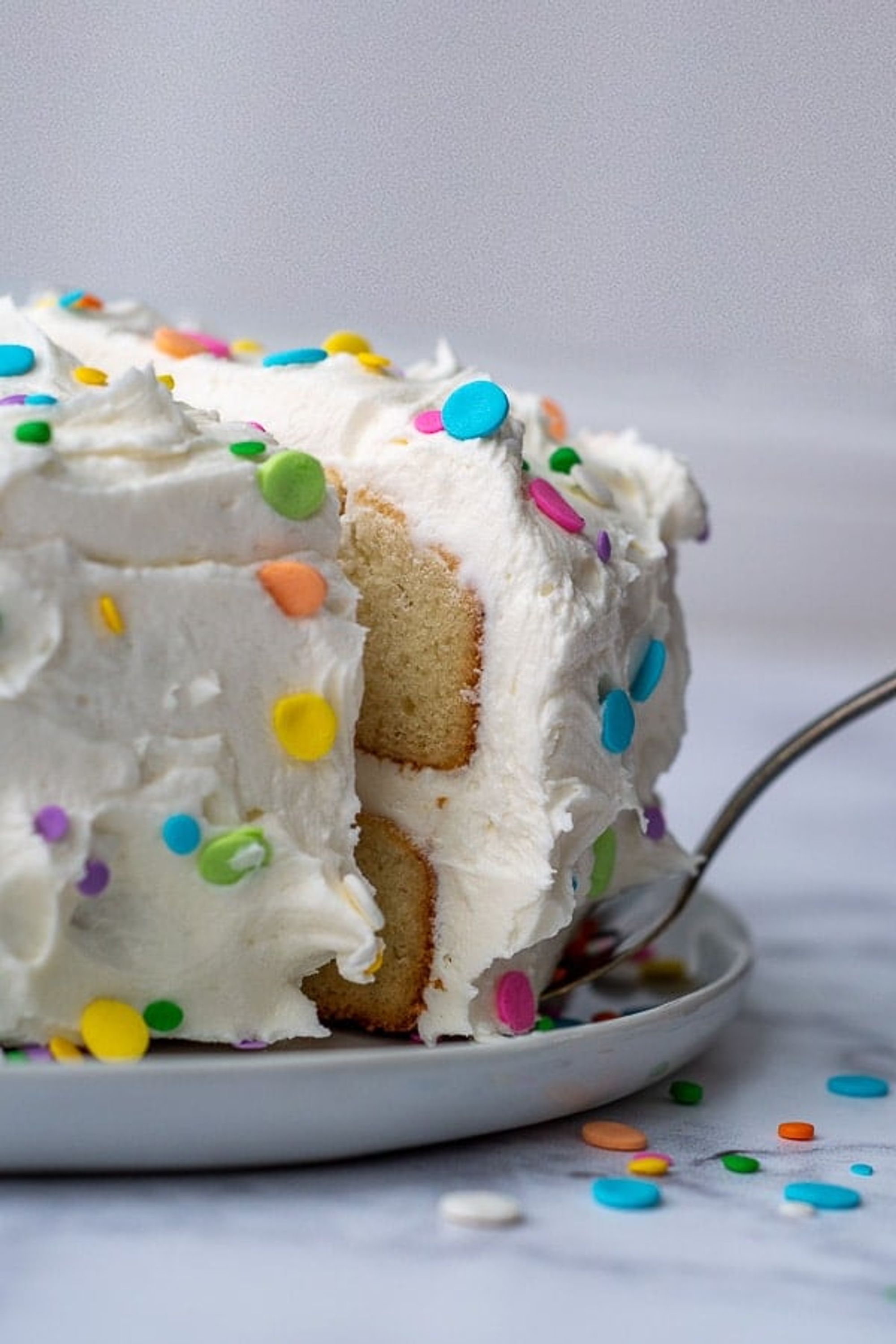 Fluffy & Moist Gluten Free White Cake | Best Gluten Free Cake Recipe