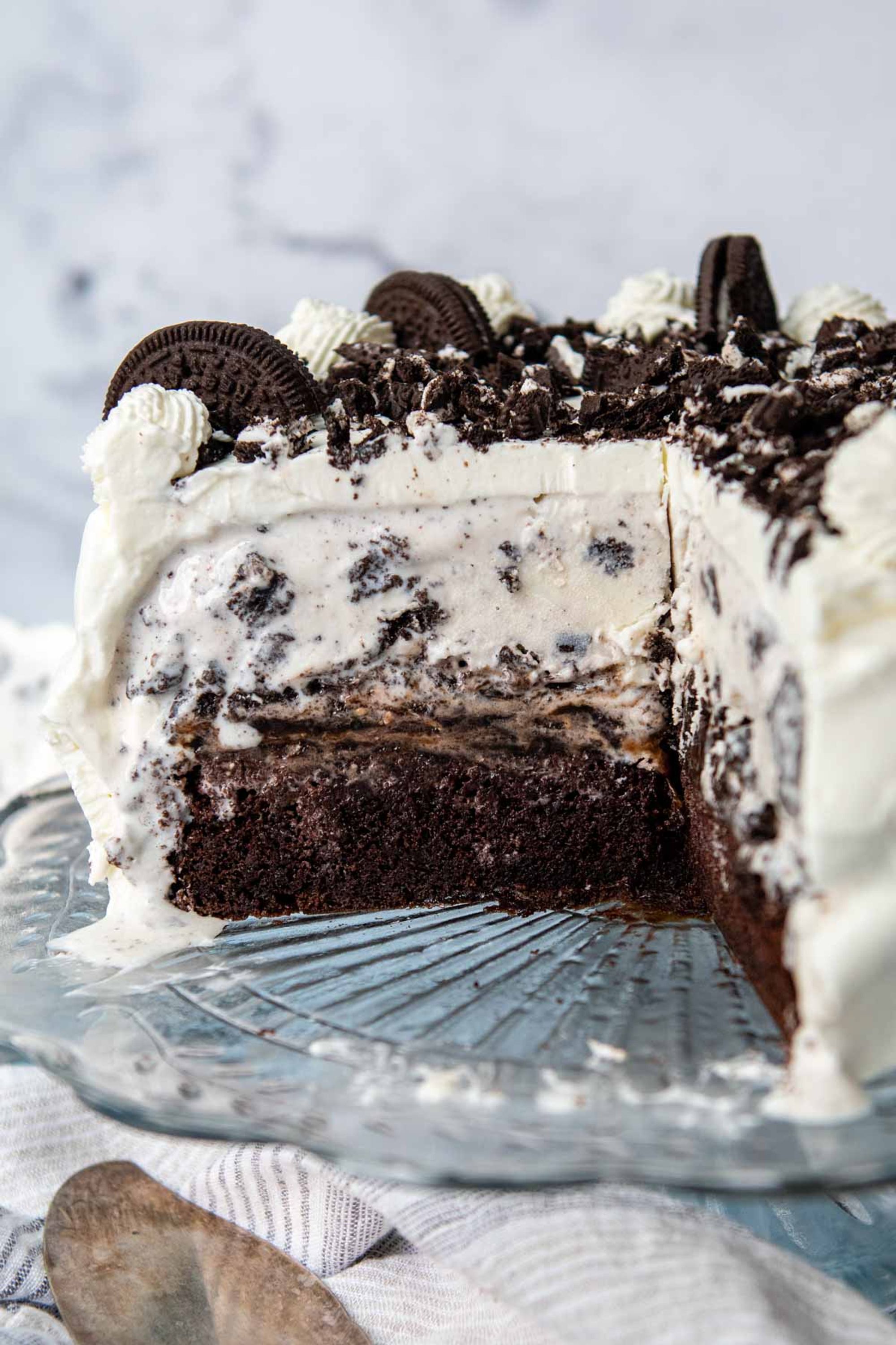 GlutenFree Ice Cream Cake (Incredible!) Oreo or Variations My