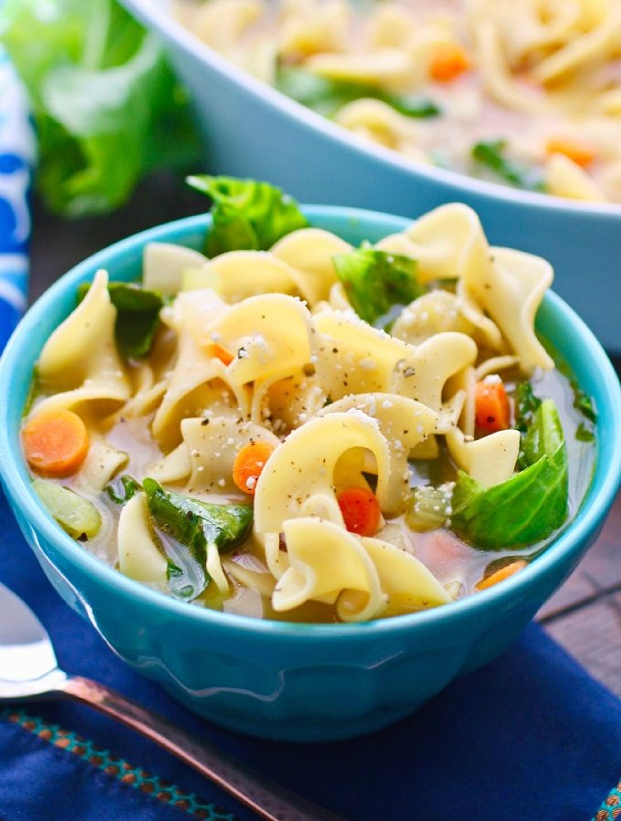 Vegetable Noodle Soup with Greens My Recipe Magic