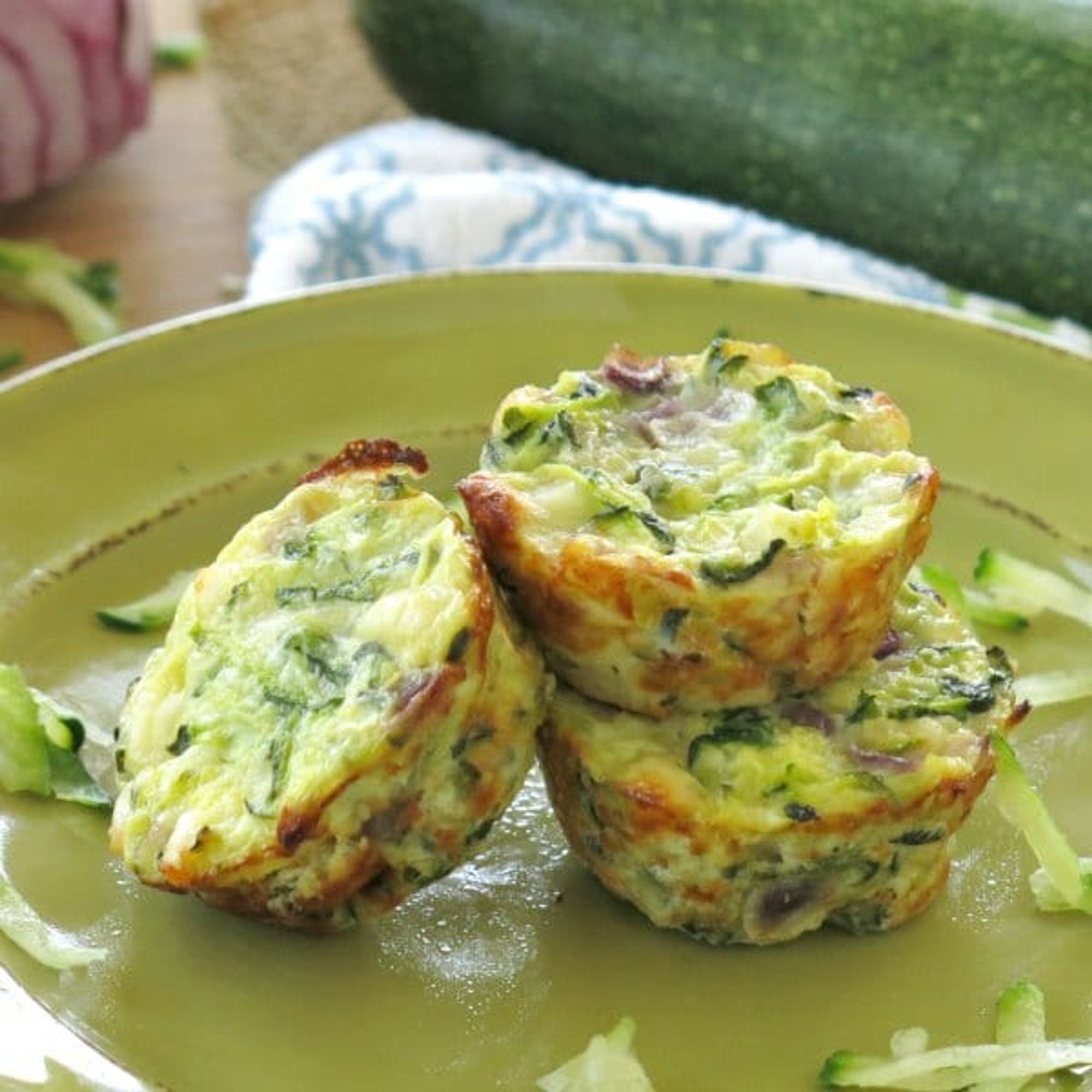 Zucchini Egg Muffins Recipe Just 4 Ingredients! The DinnerMom My