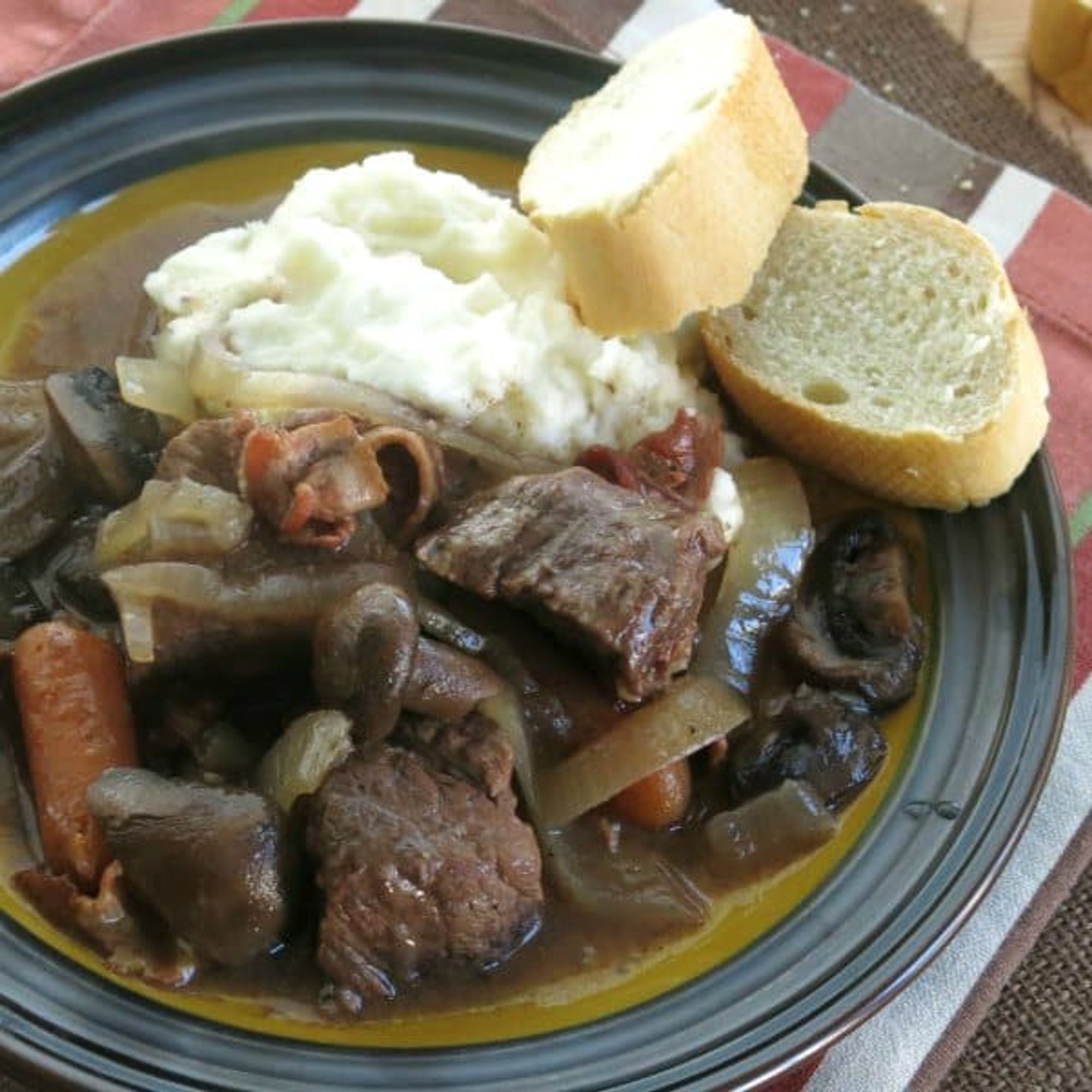 CrockPot Beef Bourguignon Recipe The DinnerMom My