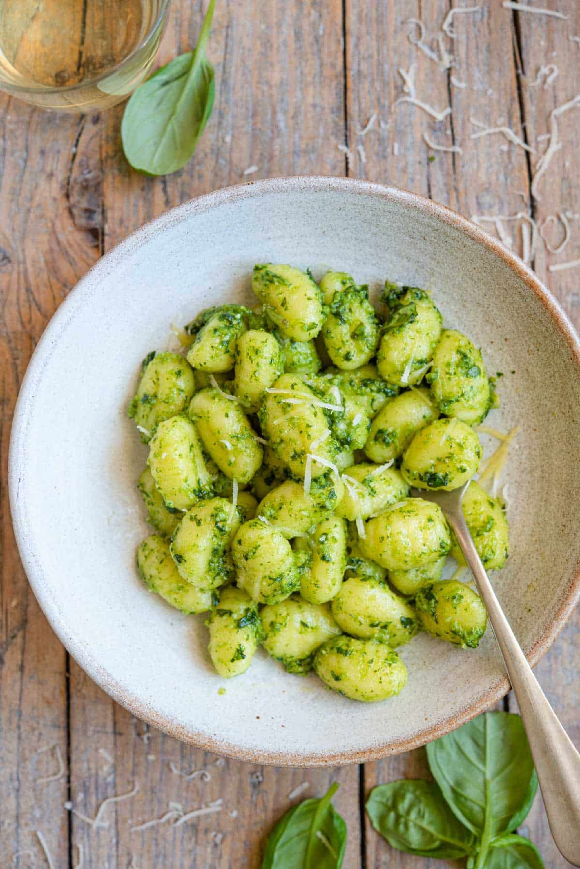 Easy Pesto Gnocchi - Inside The Rustic Kitchen - My Recipe Magic