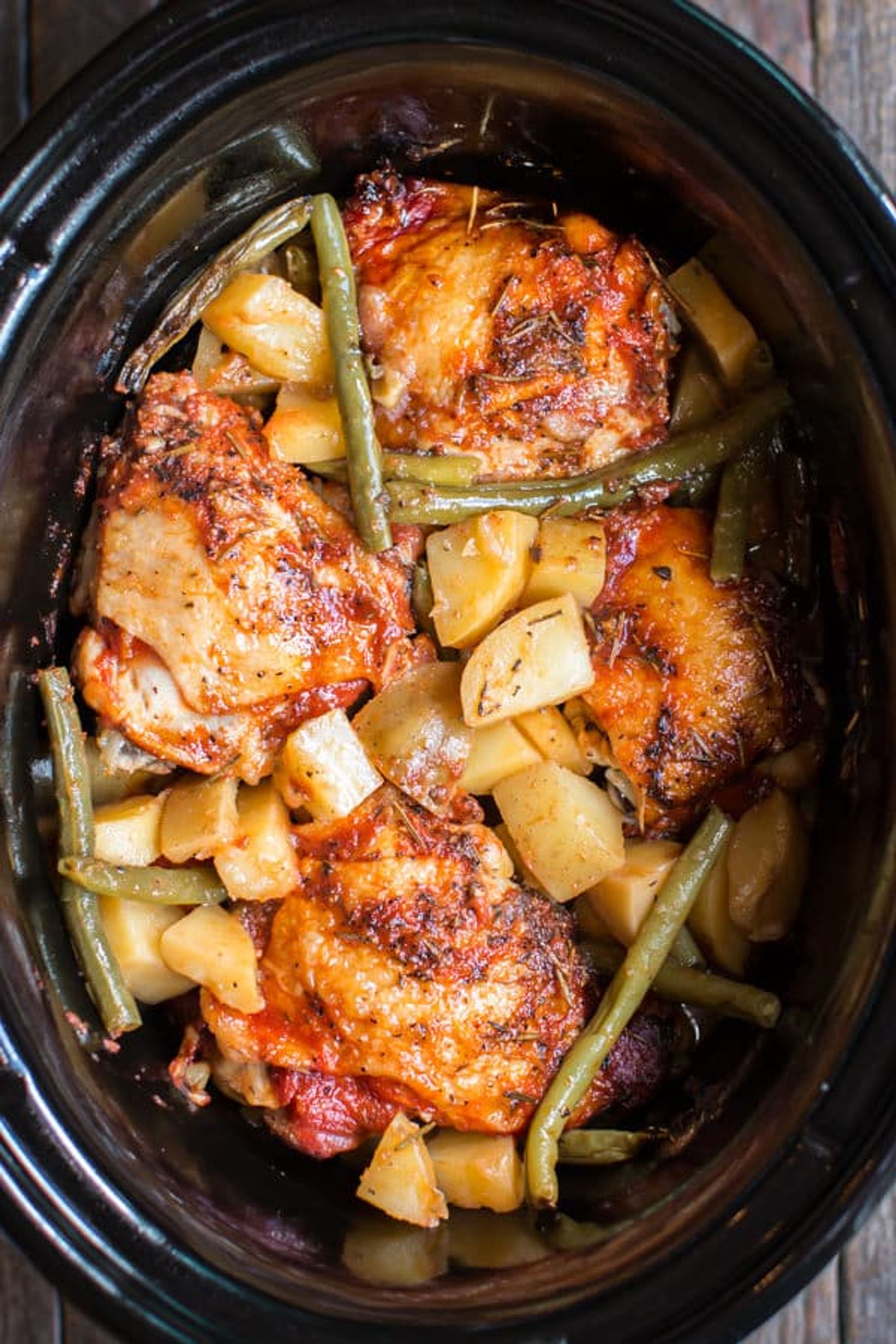 Slow Cooker Full Chicken Dinner - The Magical Slow Cooker - My Recipe Magic