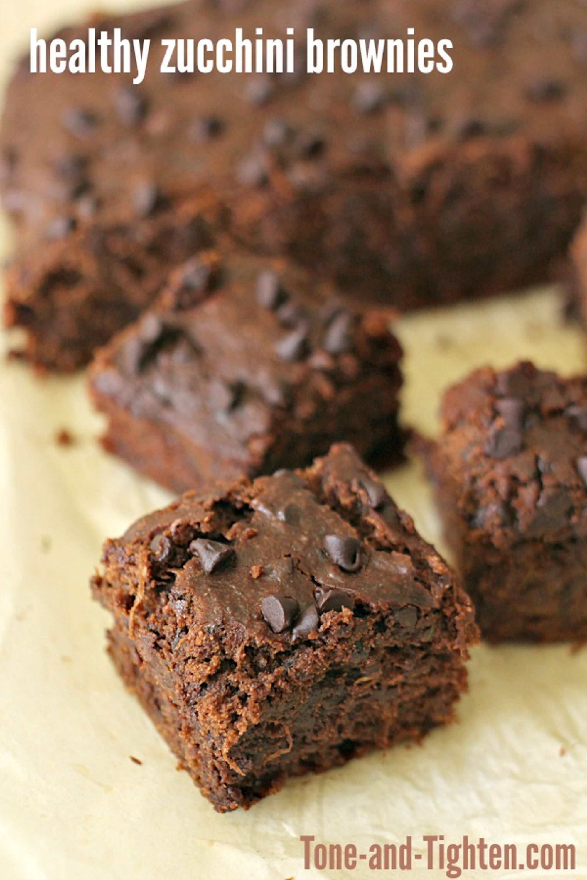 Healthy Chocolate Zucchini Brownies My Recipe Magic