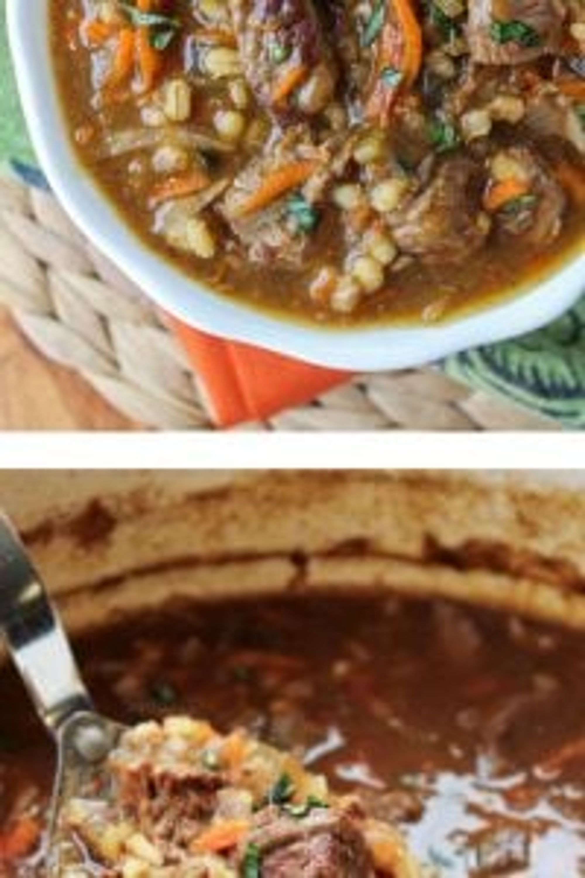 Beef Barley Soup Recipe (Slow Cooker) The Food Charlatan My Recipe