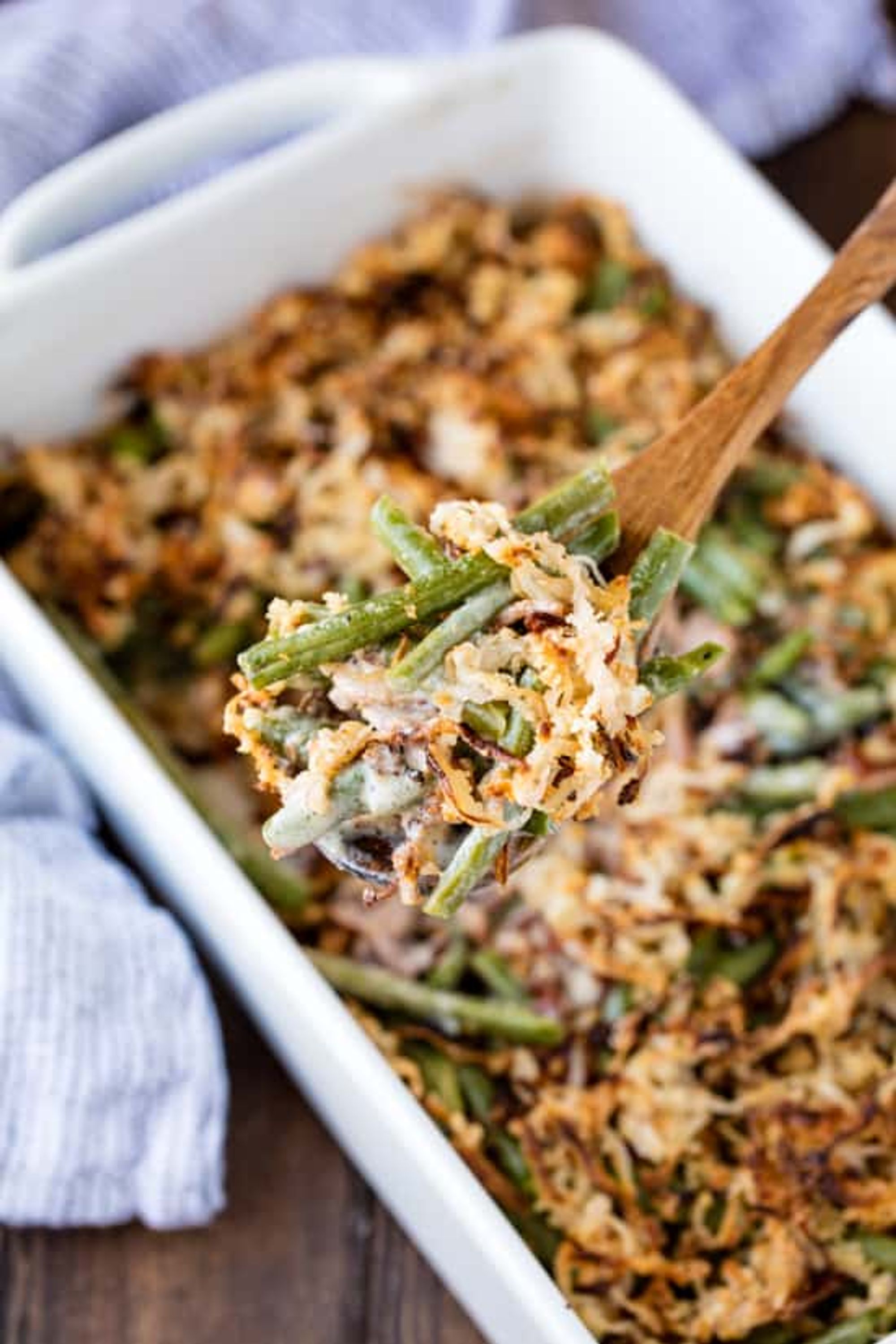 chicken rice green bean water chestnut casserole